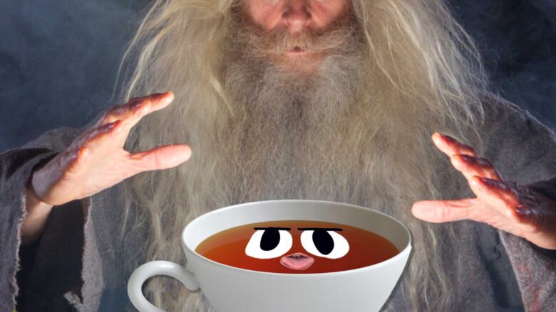 A wizard and a cup of tea