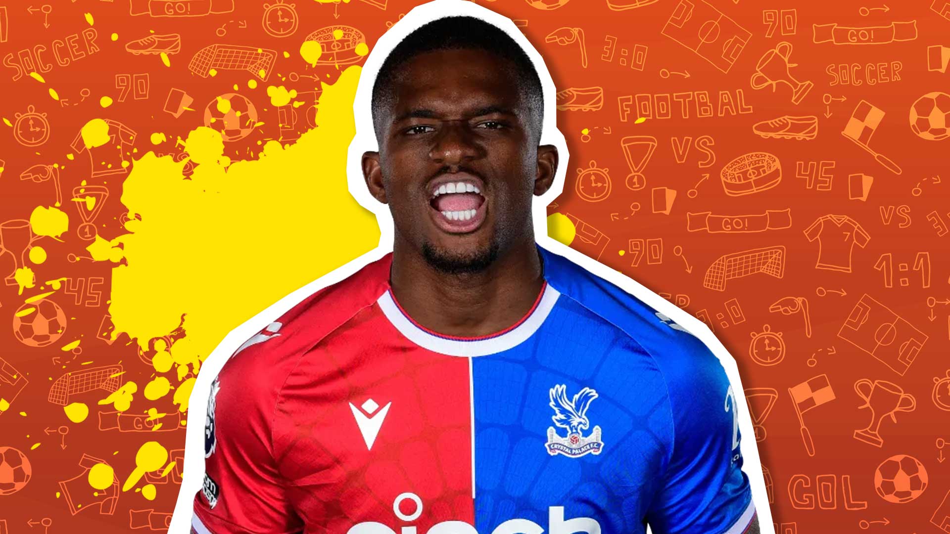 Crystal Palace player Cheick Doucoure