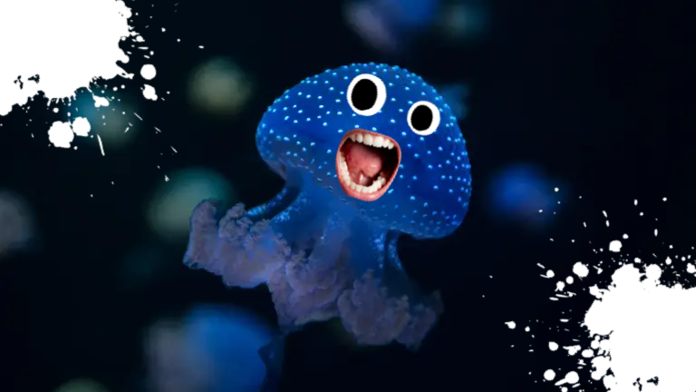 A shouting sea creature
