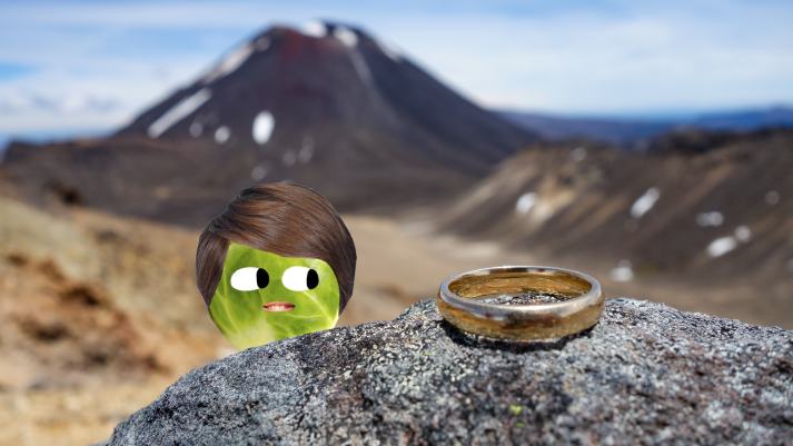 Frodo and the ring 