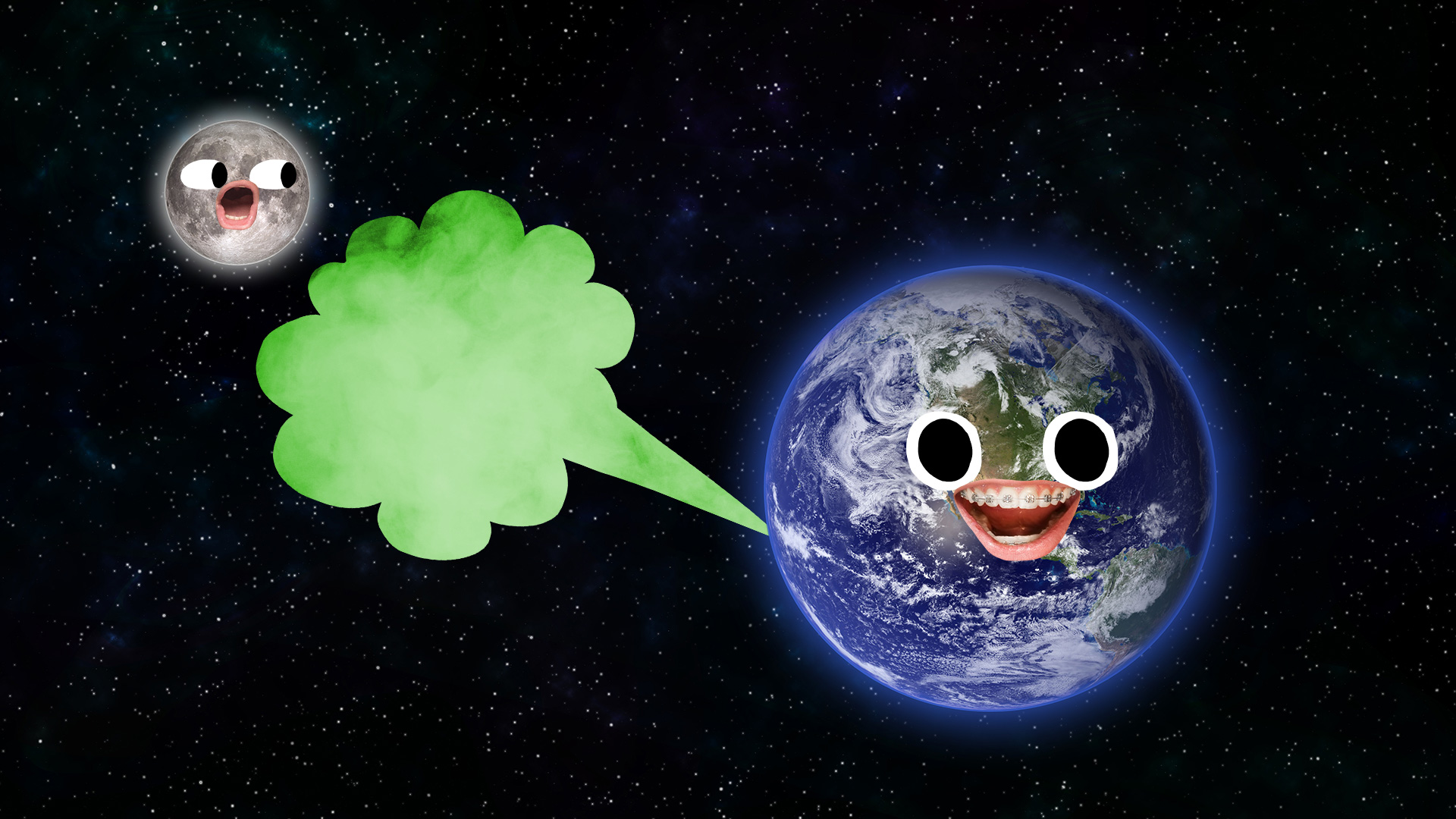 The Earth farting