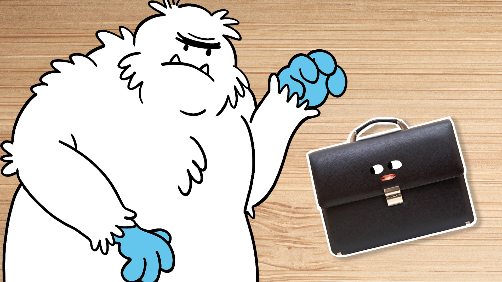 Abominable Snowmenace and a briefcase