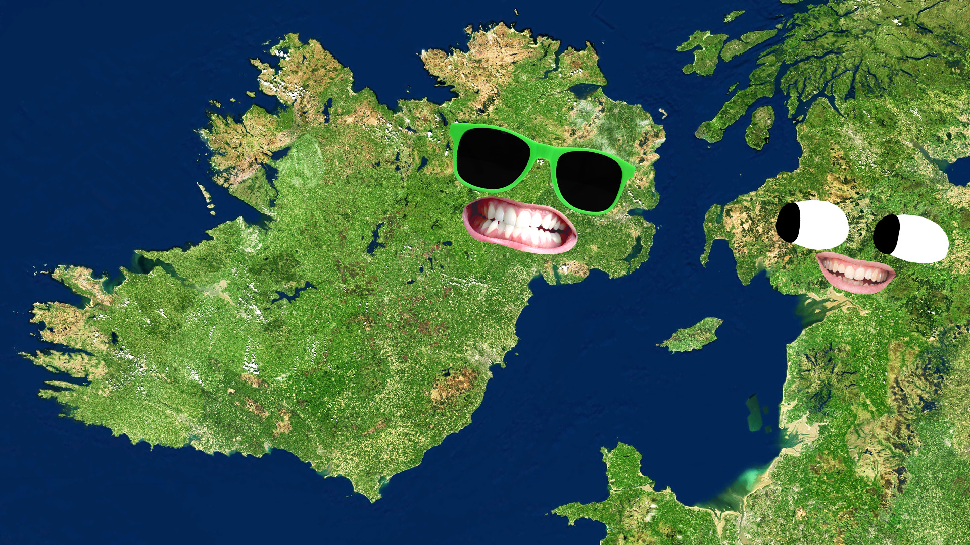 A map of Northern Ireland