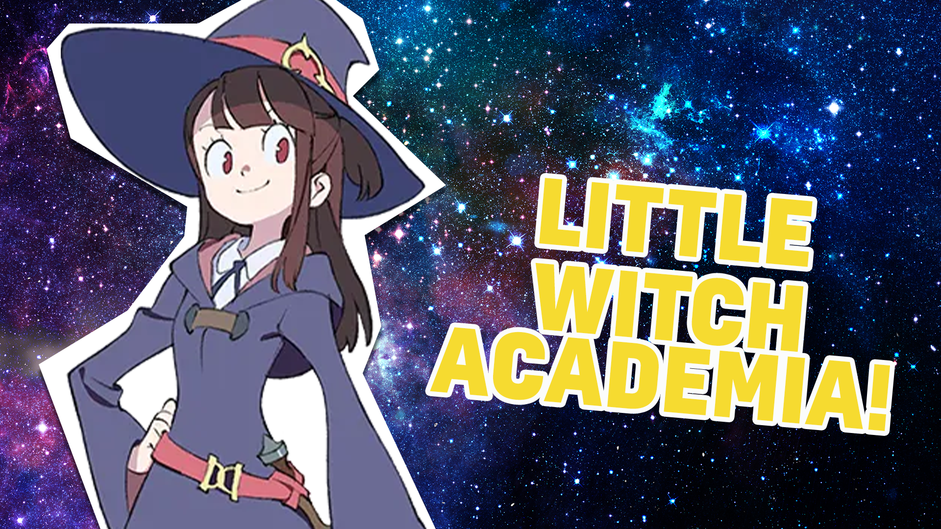 You should watch Little Witch Academia! If you love Harry Potter and Wednesday, you'll enjoy this cool show all about a young witch learning magic and getting into trouble!