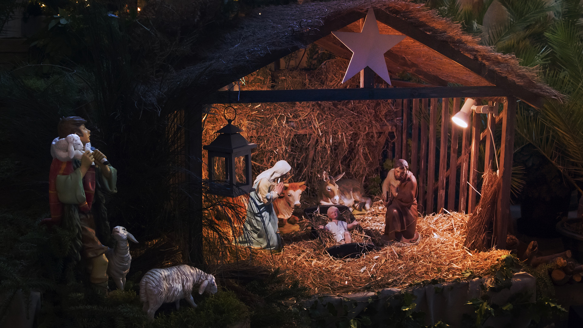 A nativity scene