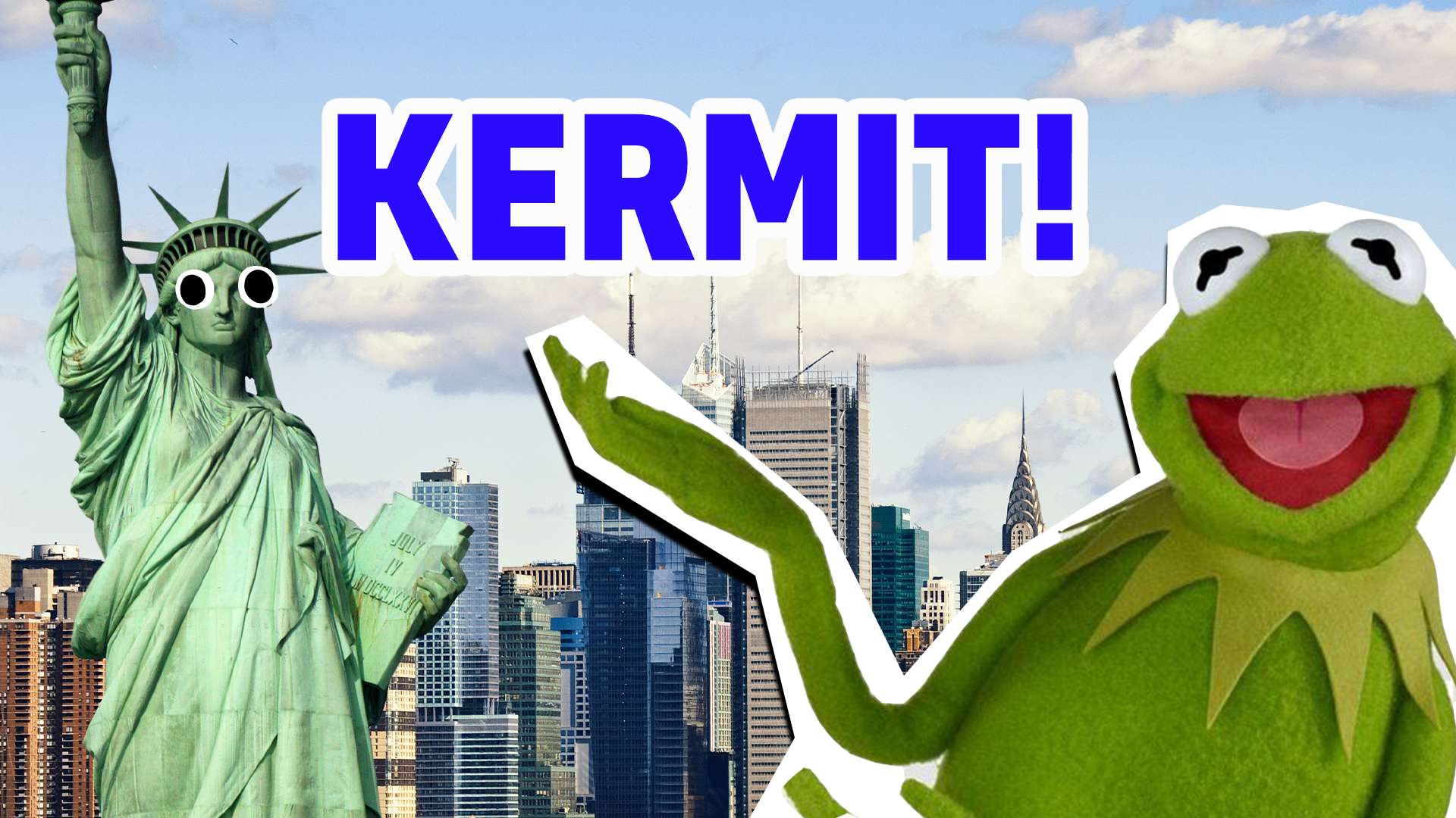 You're Kermit! You're optimistic, kind and you really really care about your friends! When life (or a taxi) runs you down, you don't let that stop you!