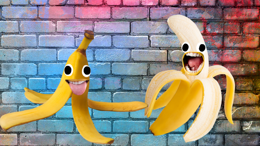 Two Beano bananas 