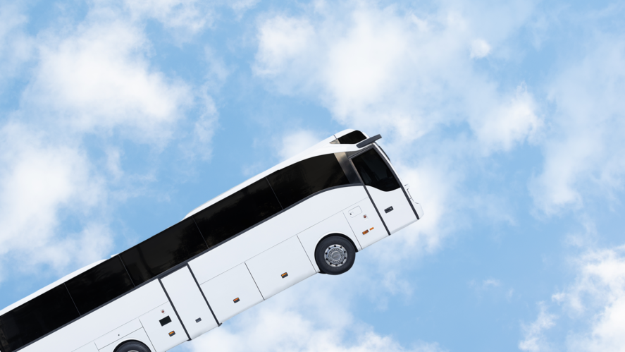 Bus in the sky