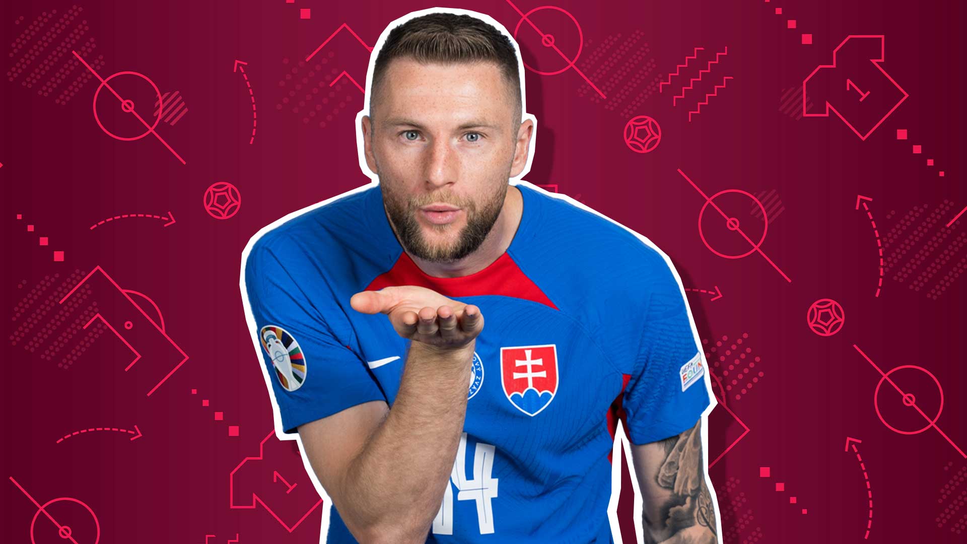 Slovakia captain Milan Škriniar