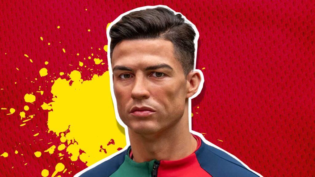 A waxwork of Cristiano Ronaldo