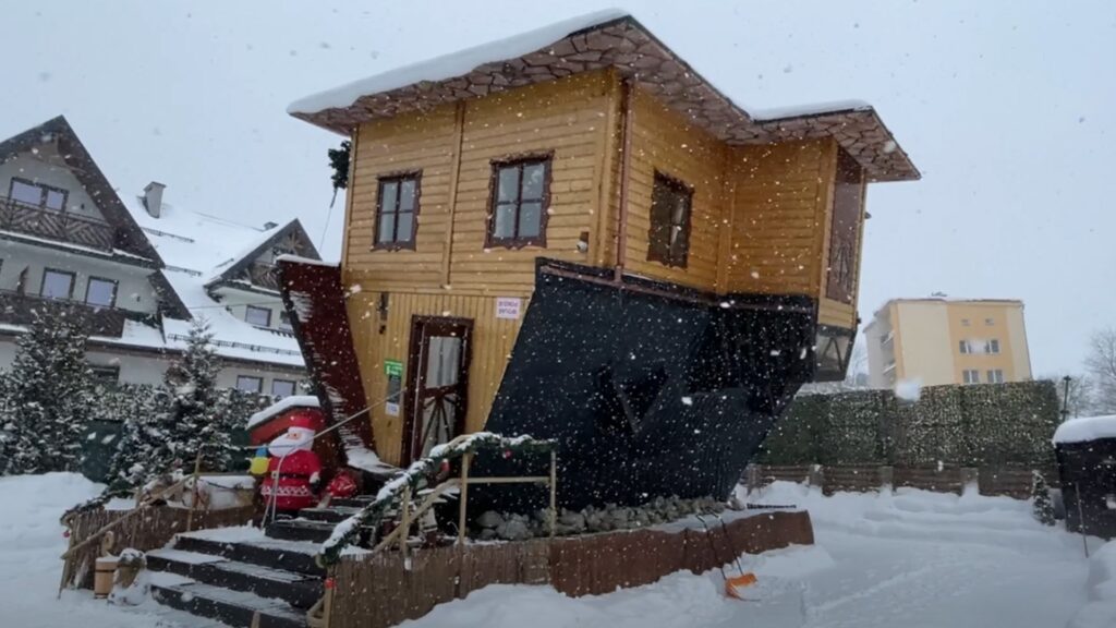 An upside down house in Poland 