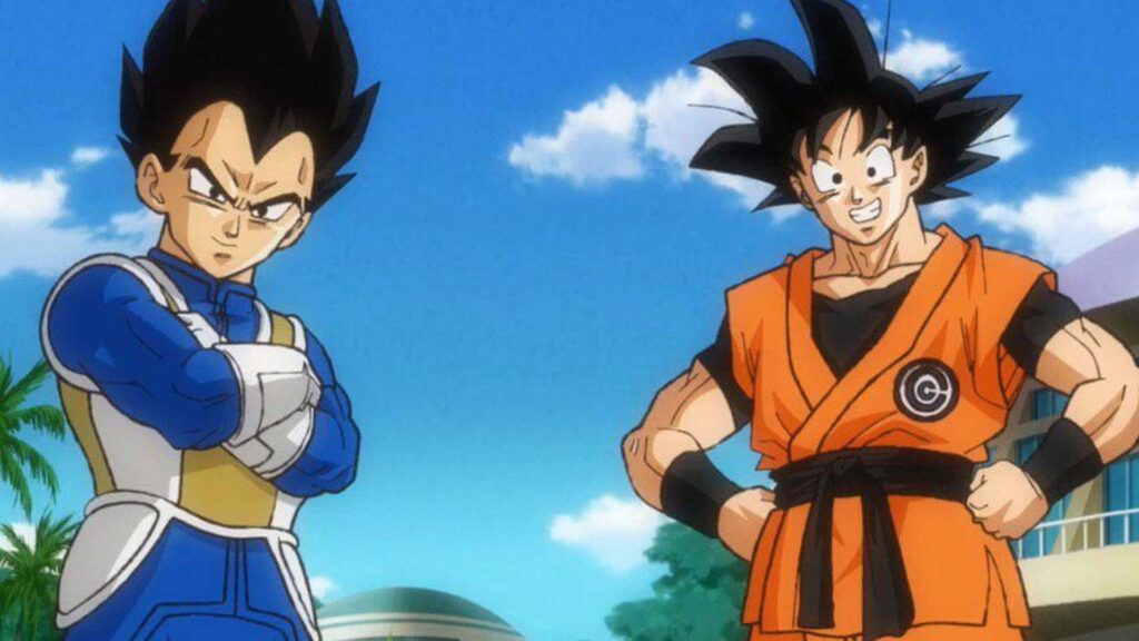 Vegeta and Goku