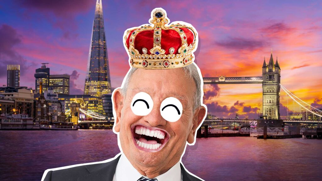 A king on the banks of the Thames