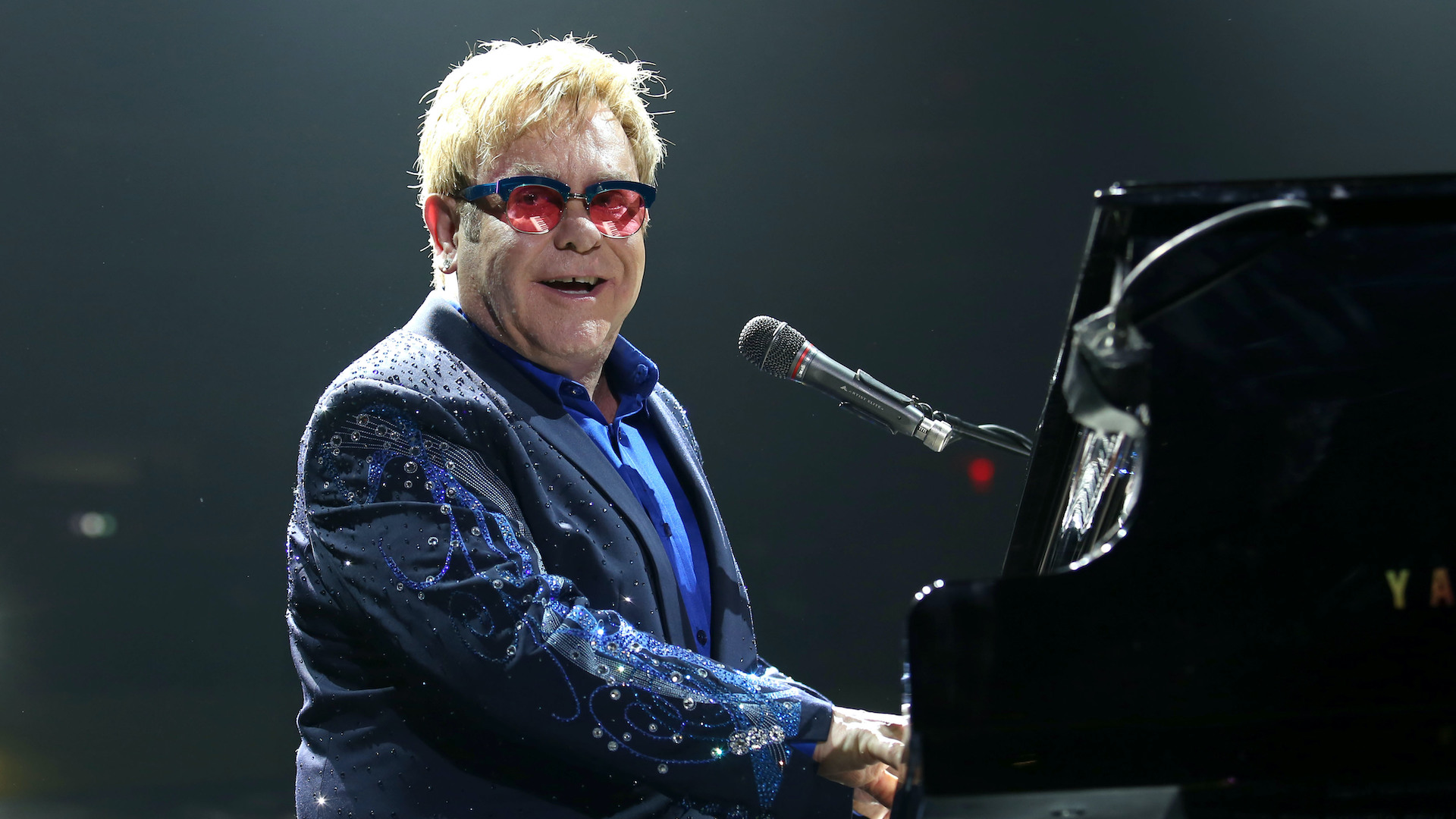 Sir Elton John performs in concert at Madison Square Garden