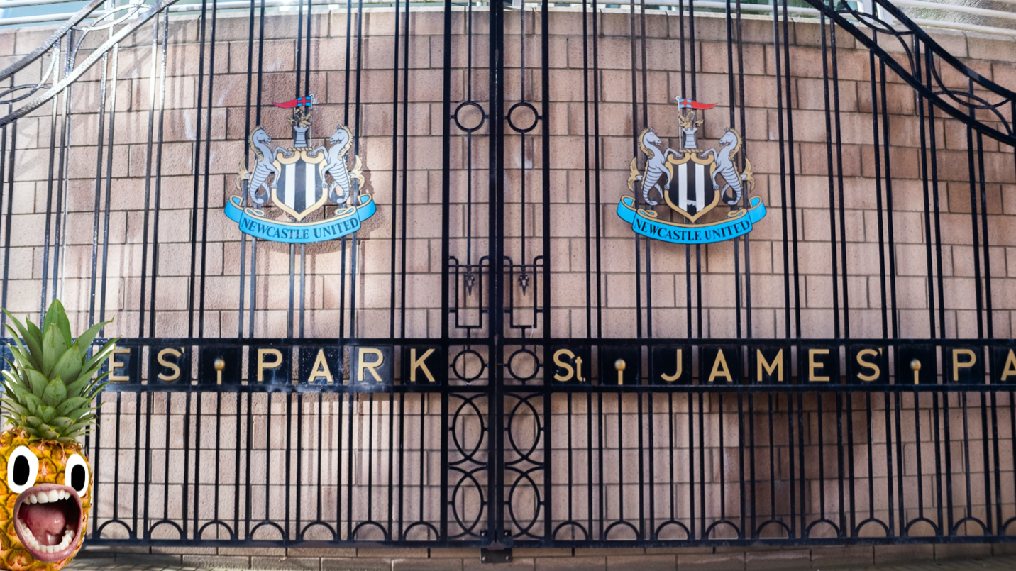 The gates at St James Park