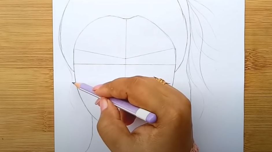 Farjana_Drawing_Academy@youtube on Pinno: How to draw Double Buns Hairstyle  || Ste...
