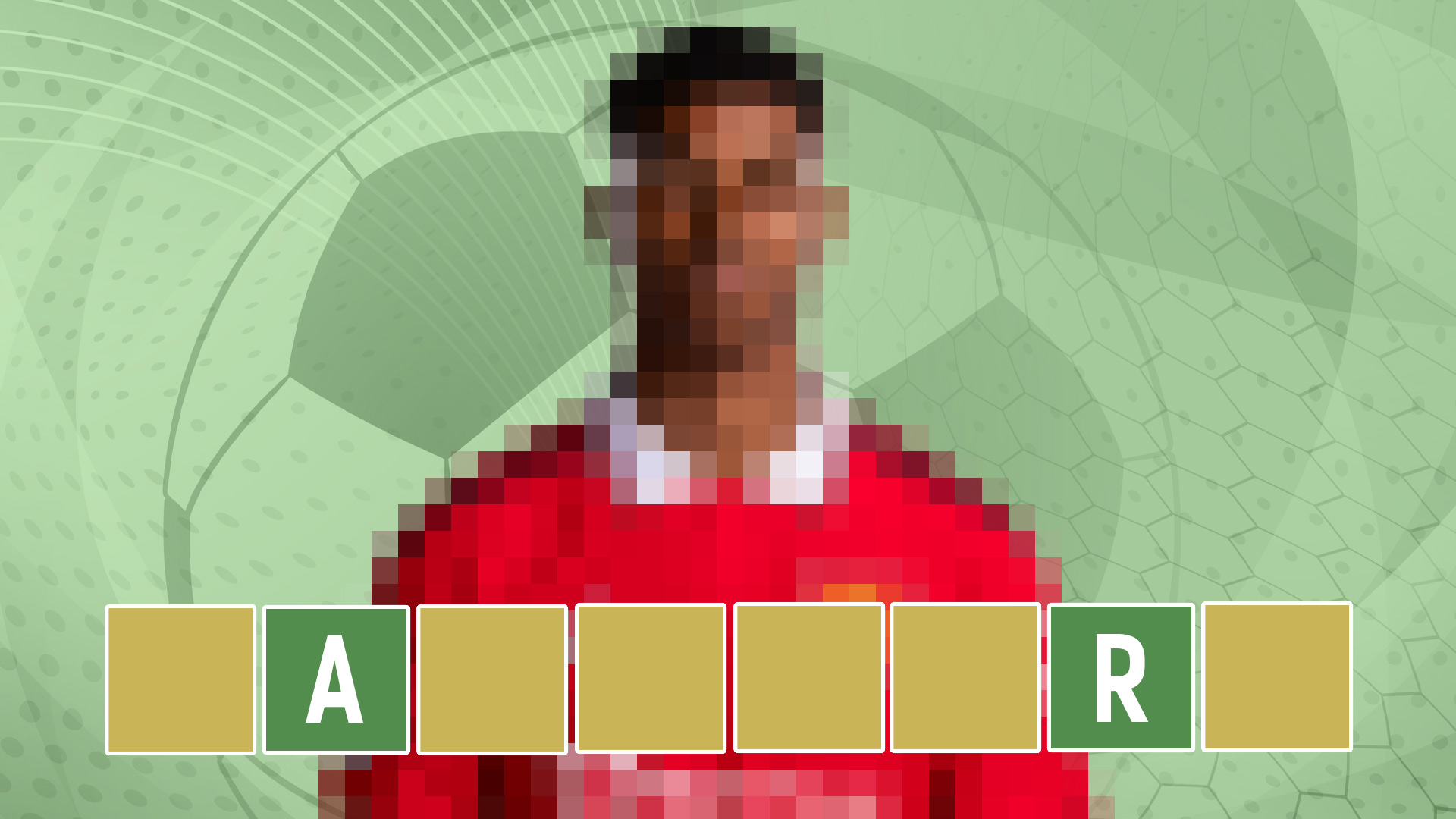 GUESS THE PLAYER - FOOTBALL WORDLE 20 