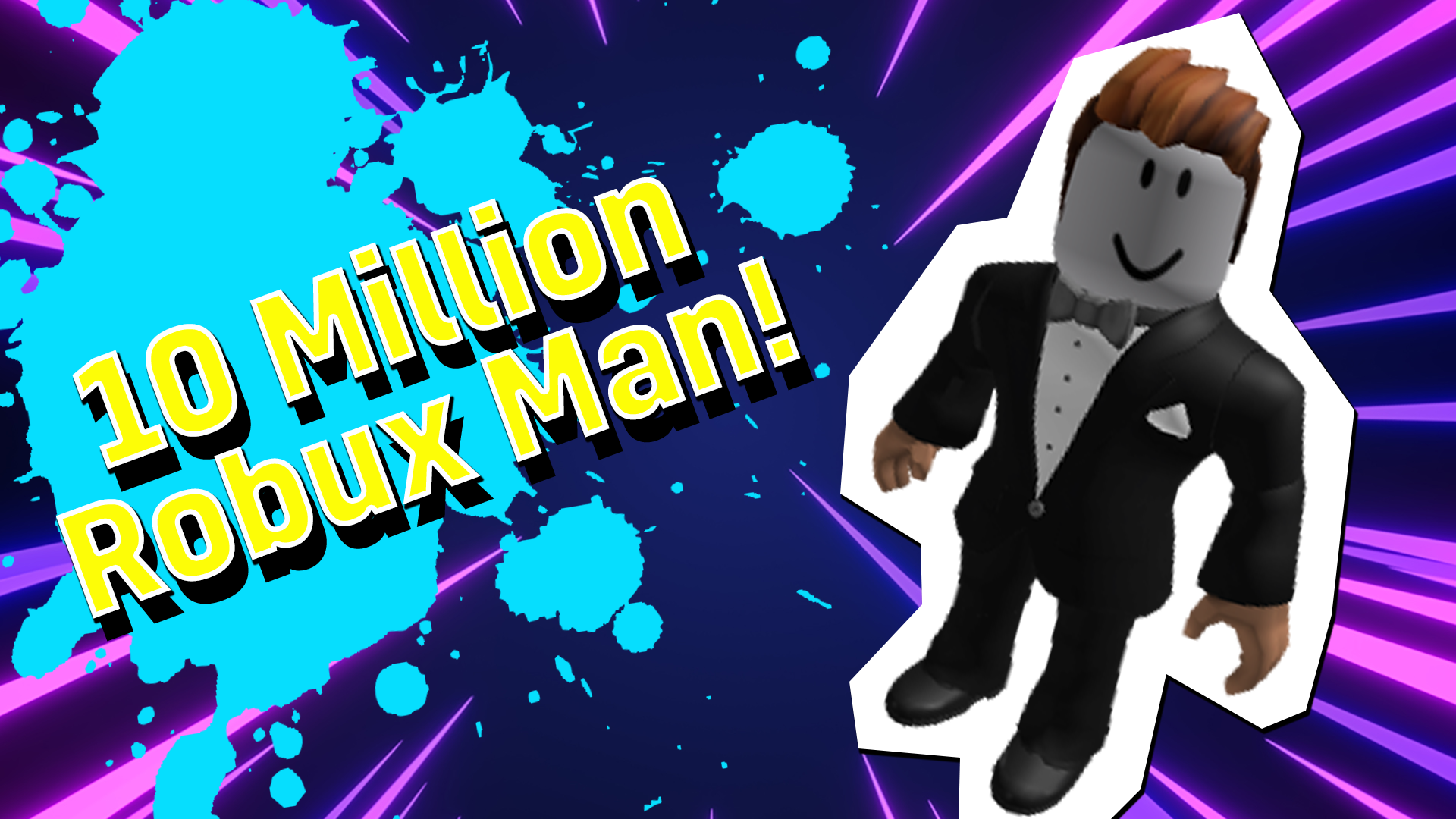 Ten Million Robux Man Hair - Roblox