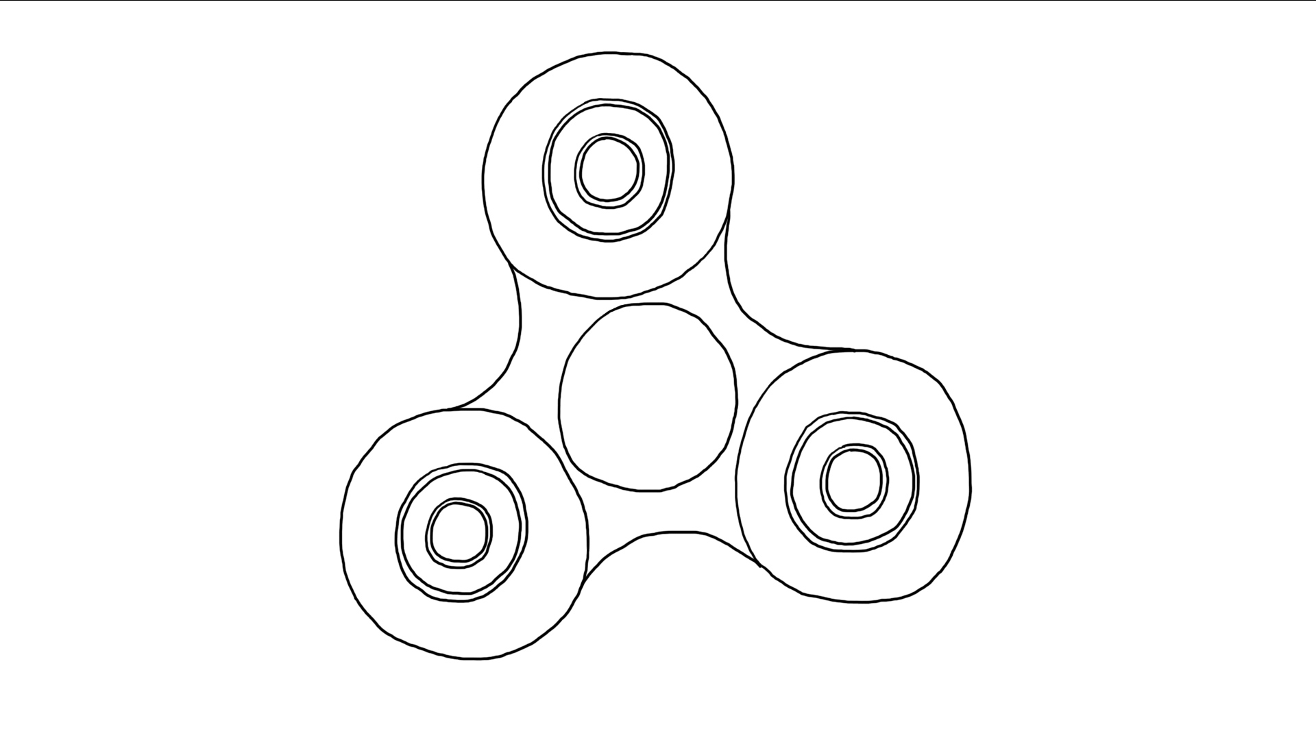 How to Draw a Fidget Spinner Step by Step Drawing