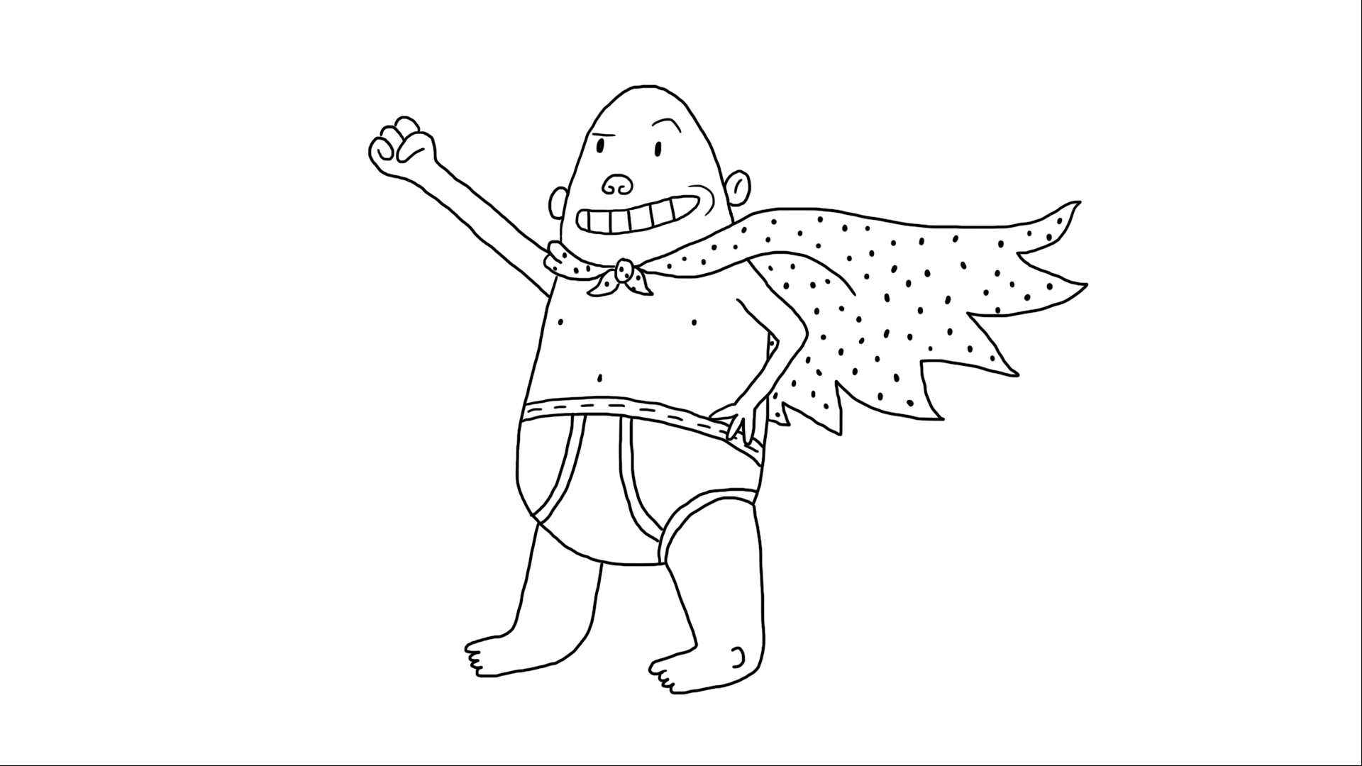 How to Draw Captain Underpants | Step by Step Drawing