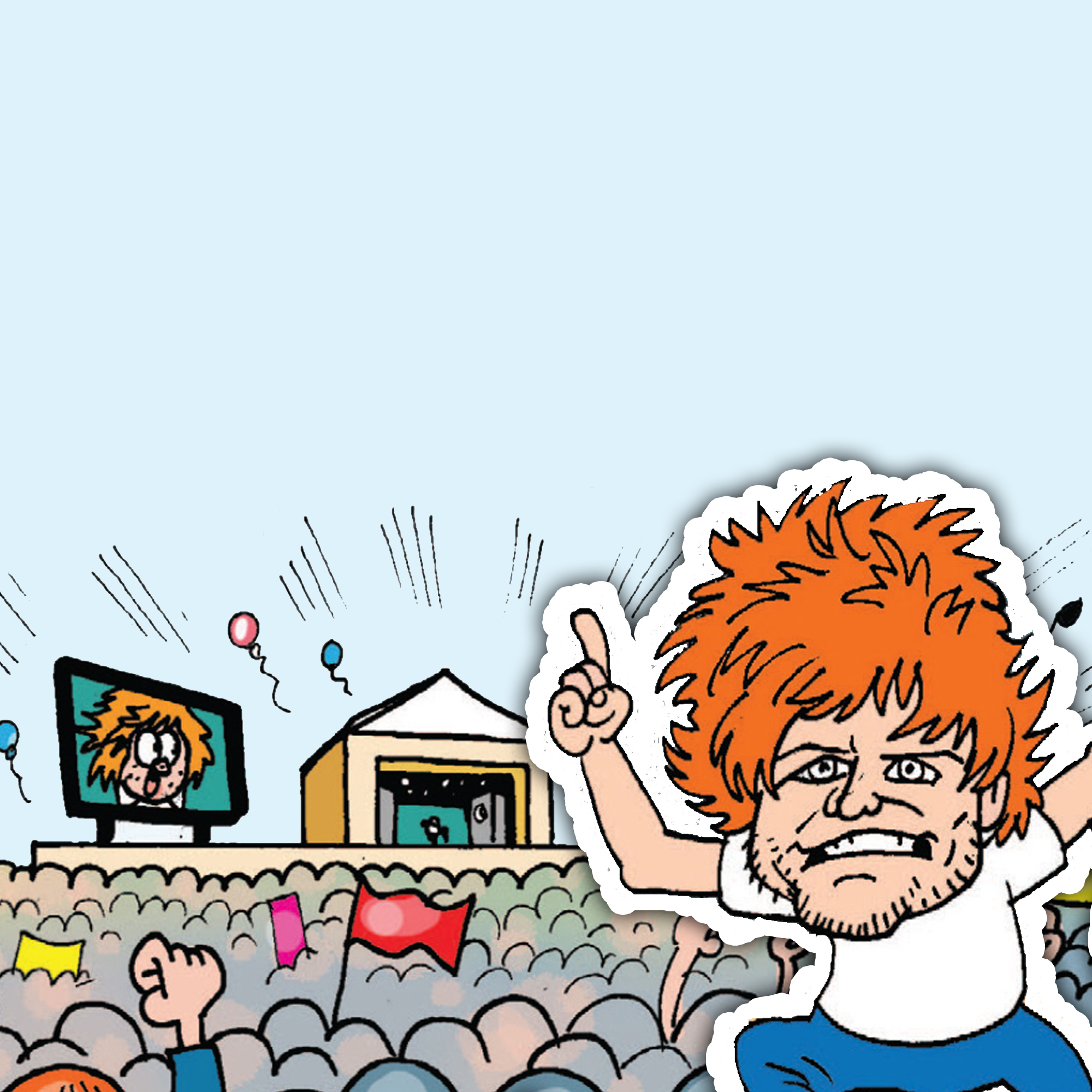 Ed Sheeran at BeanoFest, Beano's Glastonbury