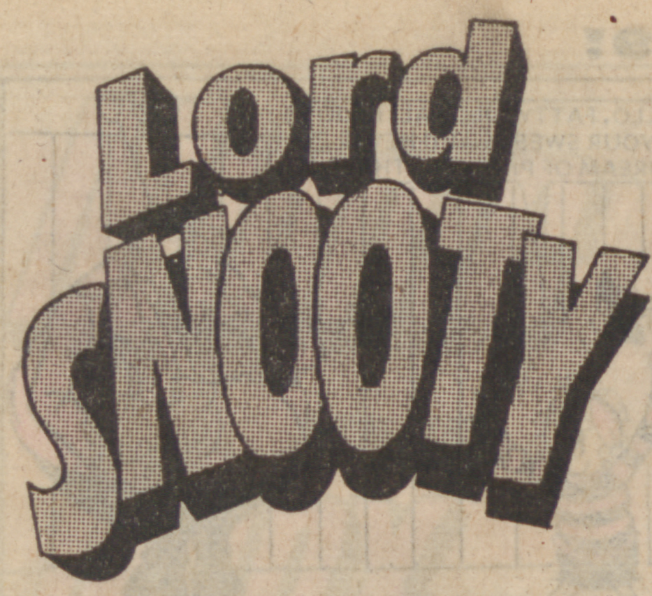 Lord Snooty Christmas 1976