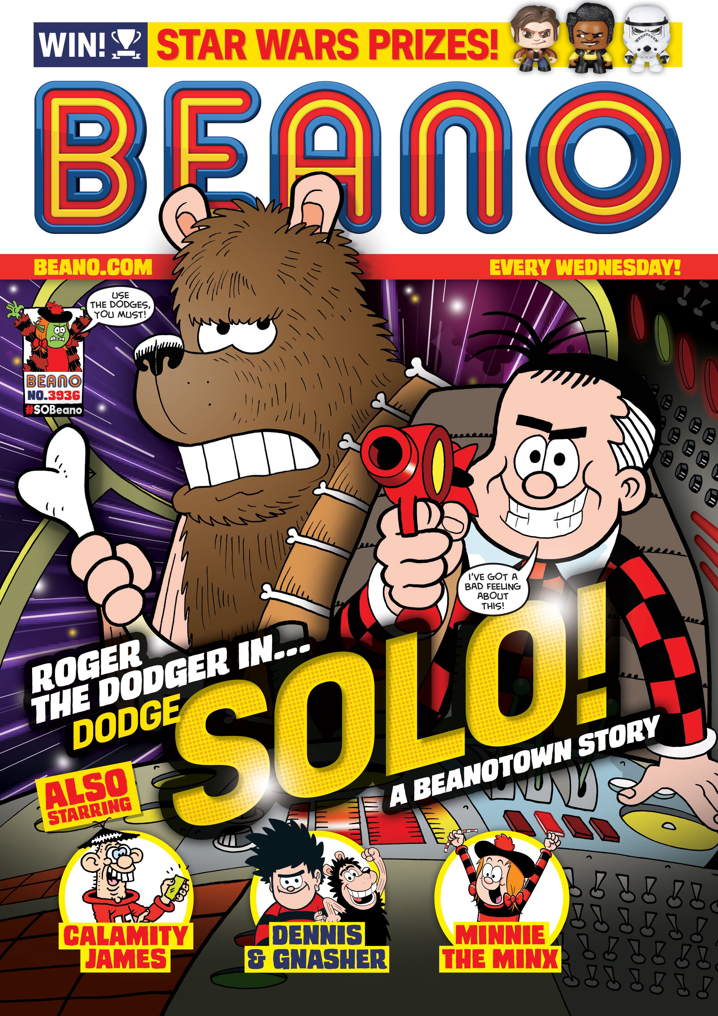 Inside Beano No. 3936 - Dodge Solo takes on the galaxy! | Inside This ...