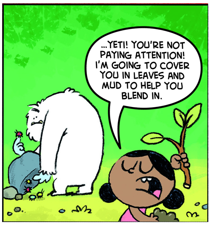 Betty and the Yeti - Camouflage Chaos! | Betty And The Yeti | Comic ...