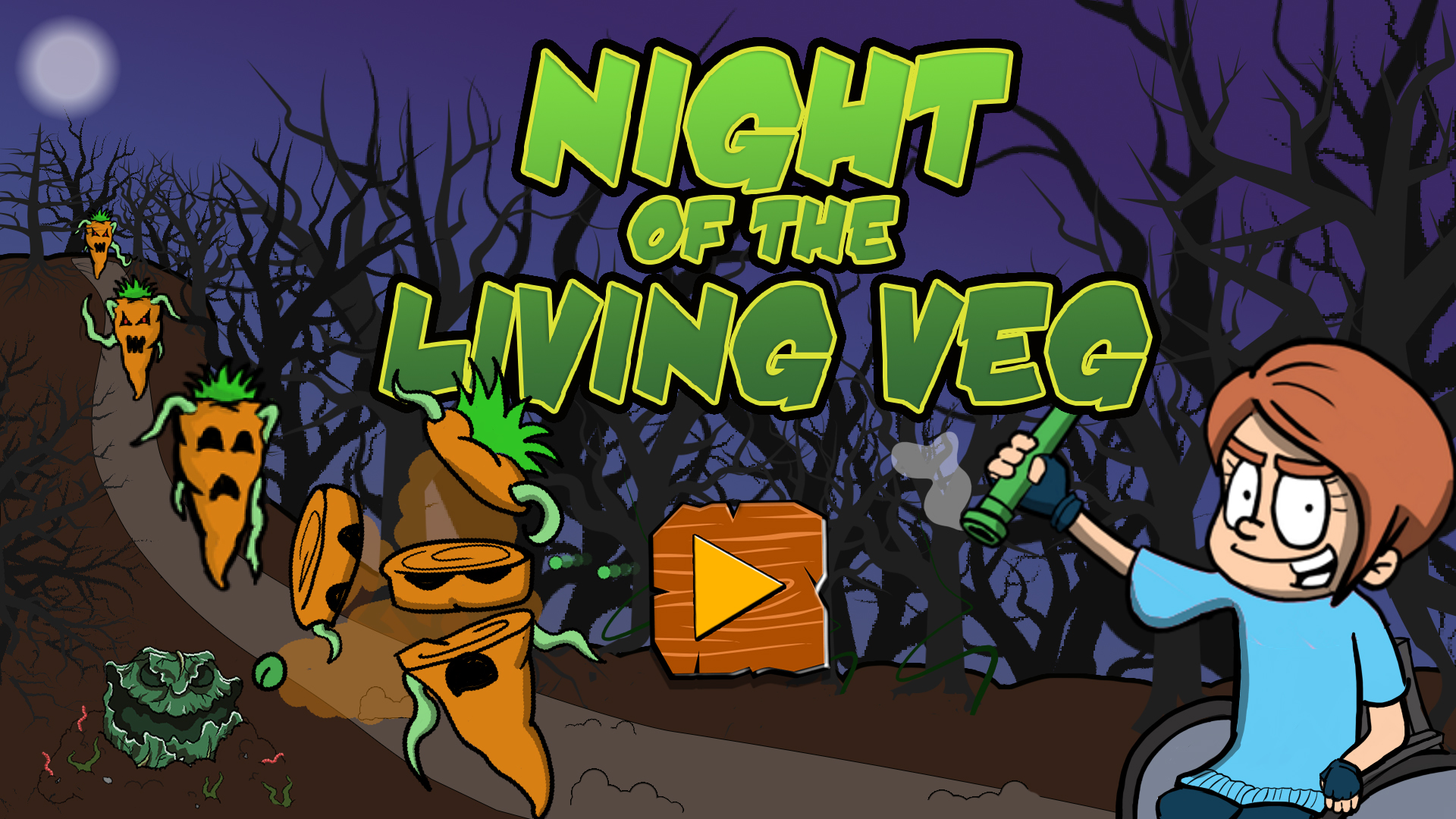 Carrot Game | Play Night of The Living Veg | Beano.com