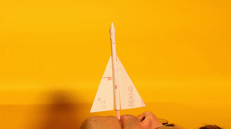 how to make paper rocket step by step