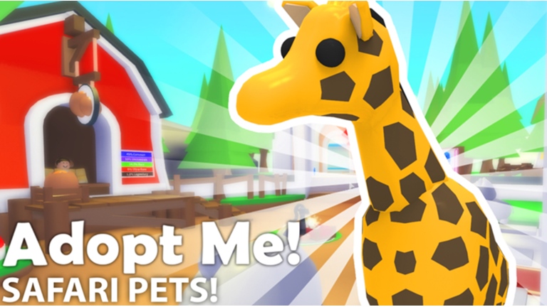 roblox game pets giraff