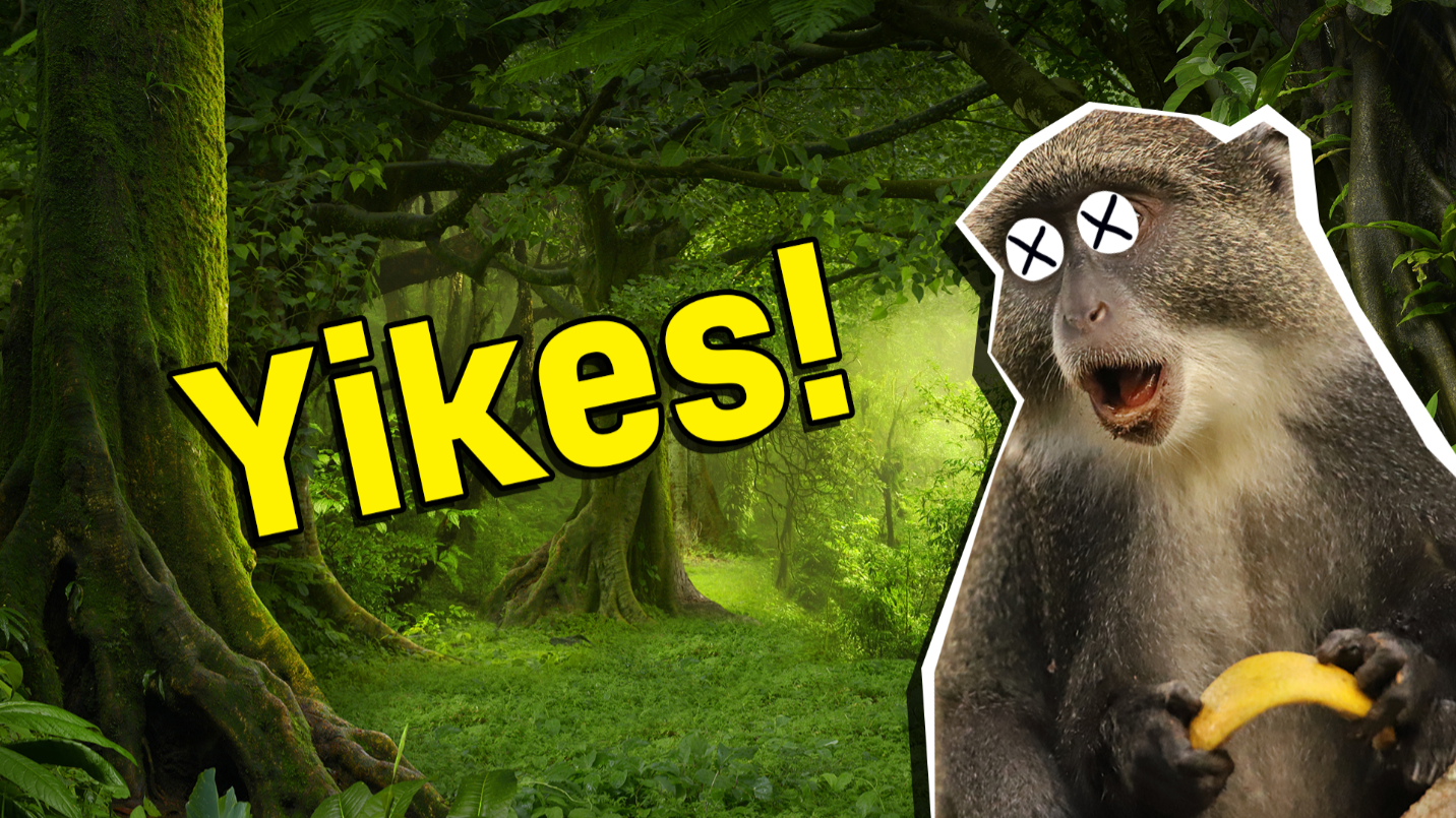 Yikes Monkey Meme | Sticker