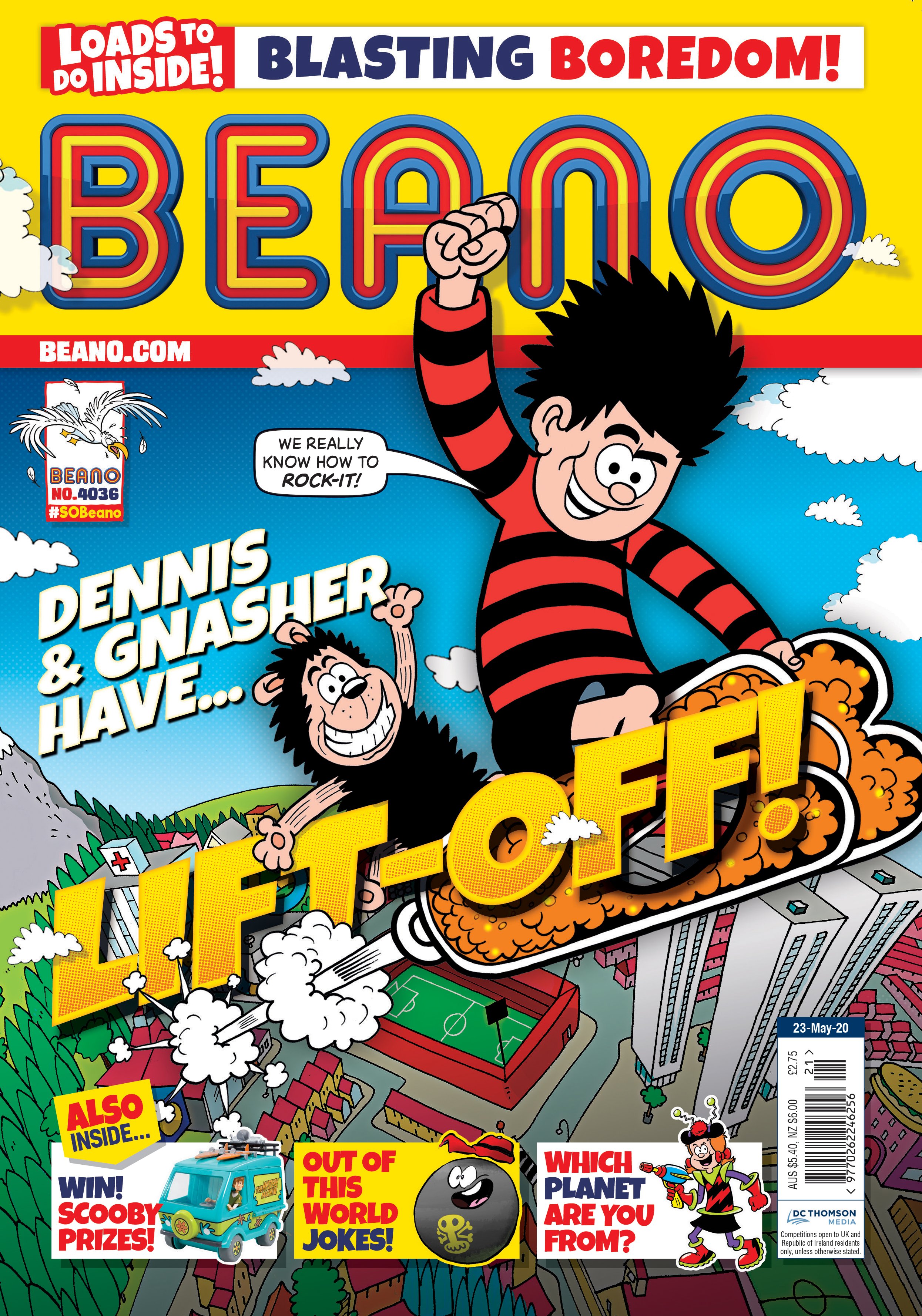 Inside Beano no. 4036 - Get set for the big Beano blast-off! | Inside ...