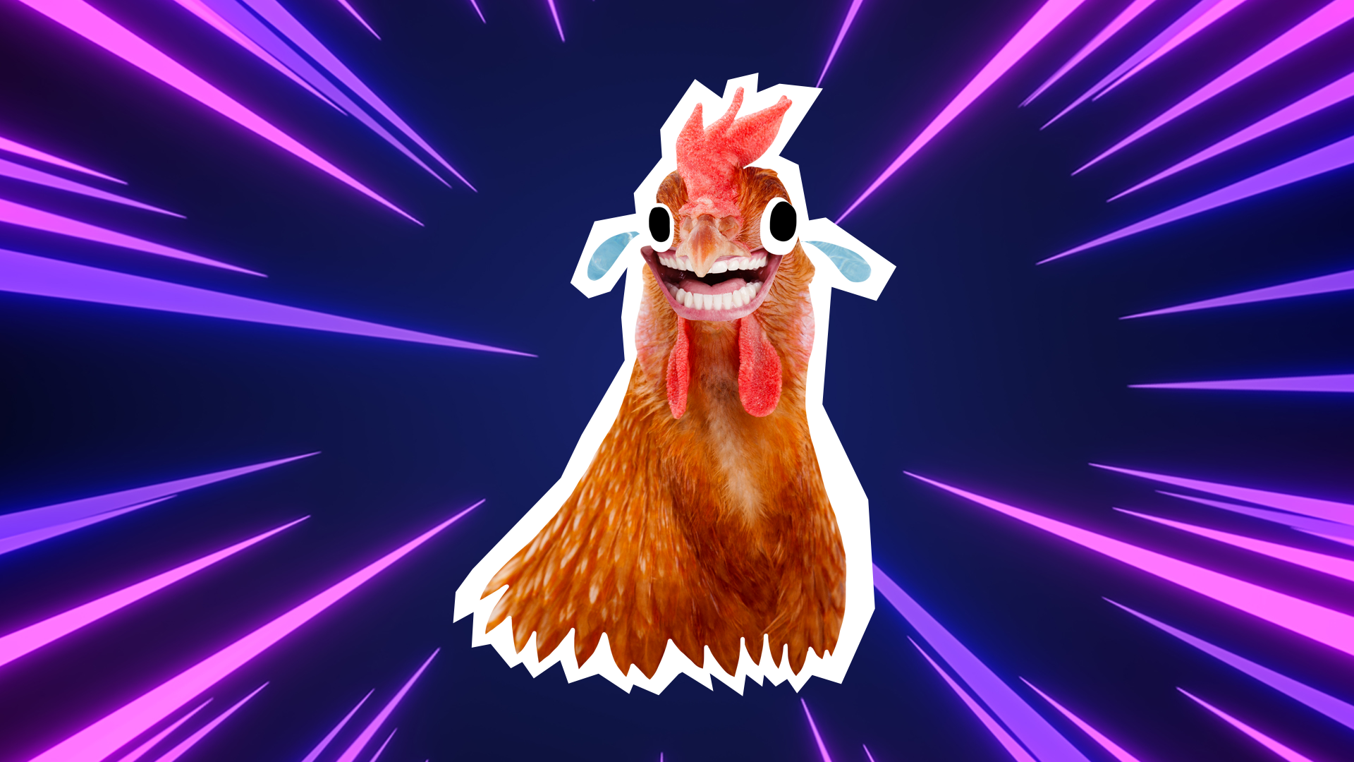 Funny chicken