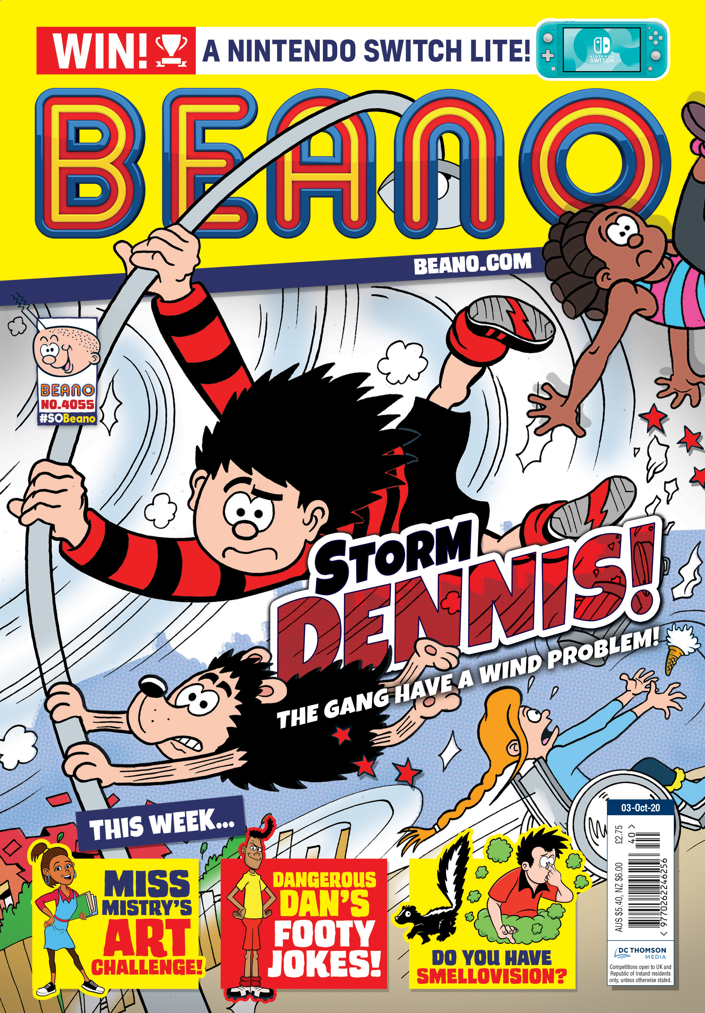 Inside Beano no. 4055 - Storm Dennis has hit Beanotown! | Inside This ...